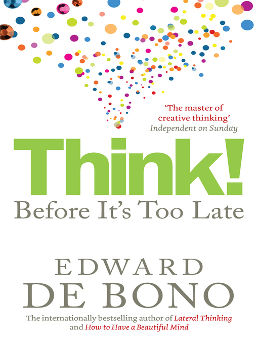 Title details for Think! by Edward de Bono - Available
